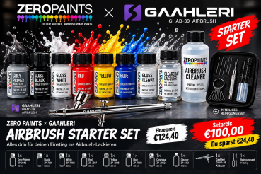 Zero Paints × Gaahleri Airbrush Starter Set – Komplettset